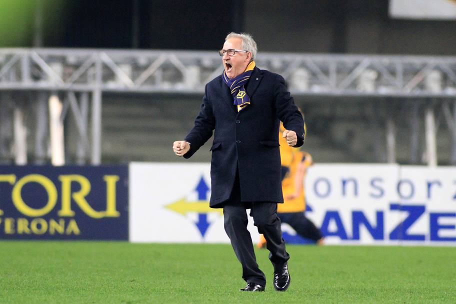 Luigi Delneri, 66 anni, lo scorso anno non  riuscito a centrare l&#39;impresa di salvare l&#39;Hellas Verona. LaPresse